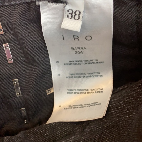 IRO
Barra Embellished Denim Shorts In Grey - Picture 8 of 13